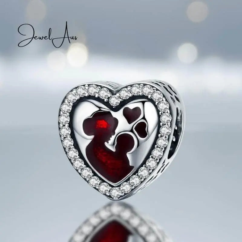 jewelaus CHARMS Mother Child Heart Charm