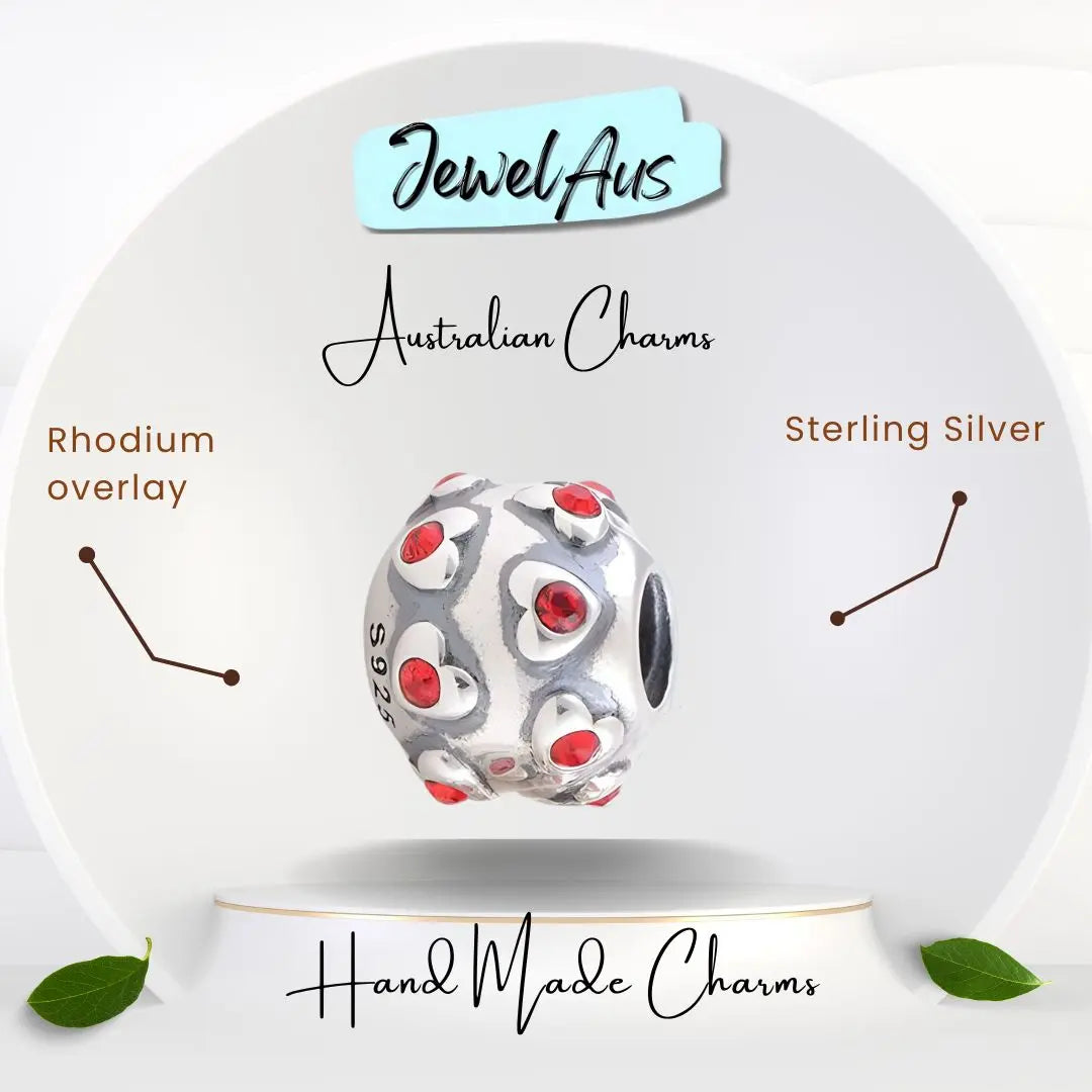 Multi Heart Charm jewelaus