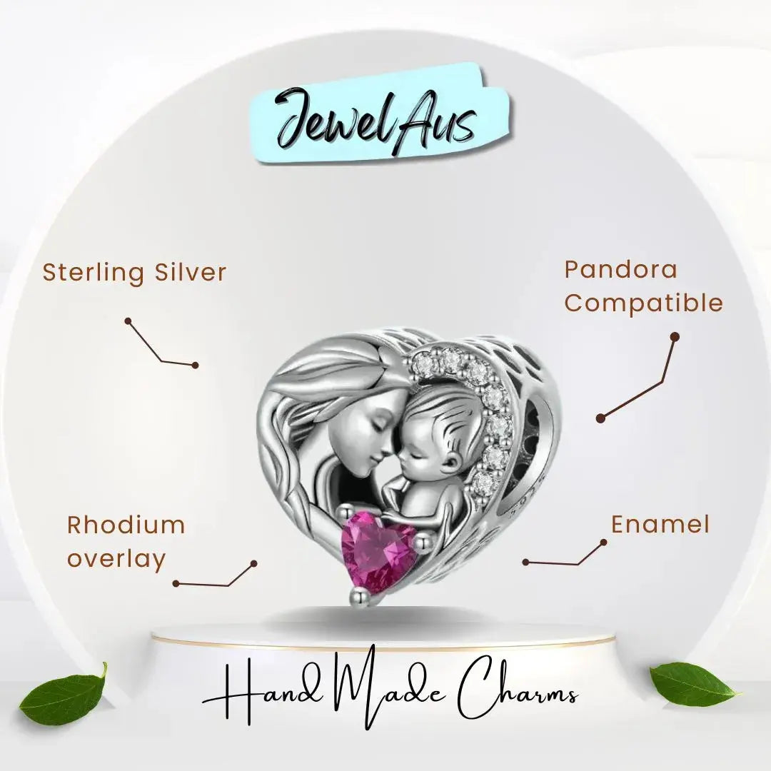 Mum And Child Charm jewelaus