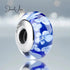 Murano Blue Flower Charm jewelaus