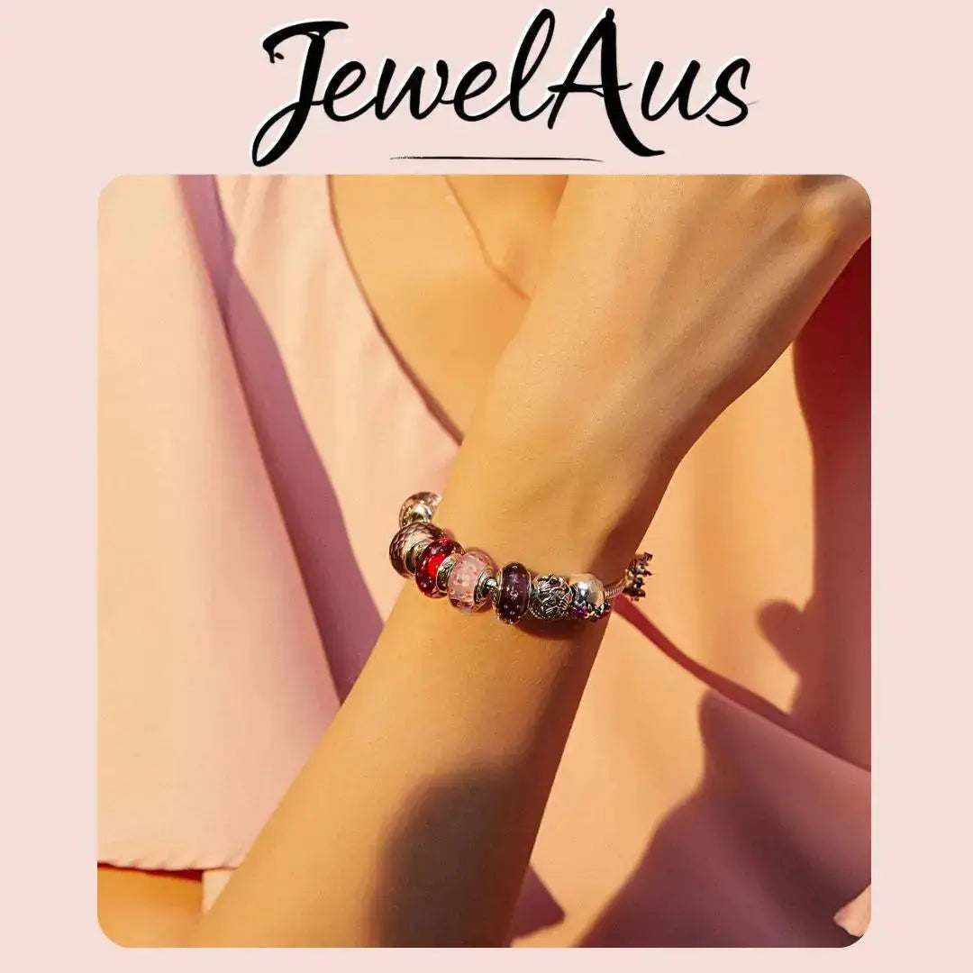 jewelaus CHARMS Murano Charm - Pink Bubble