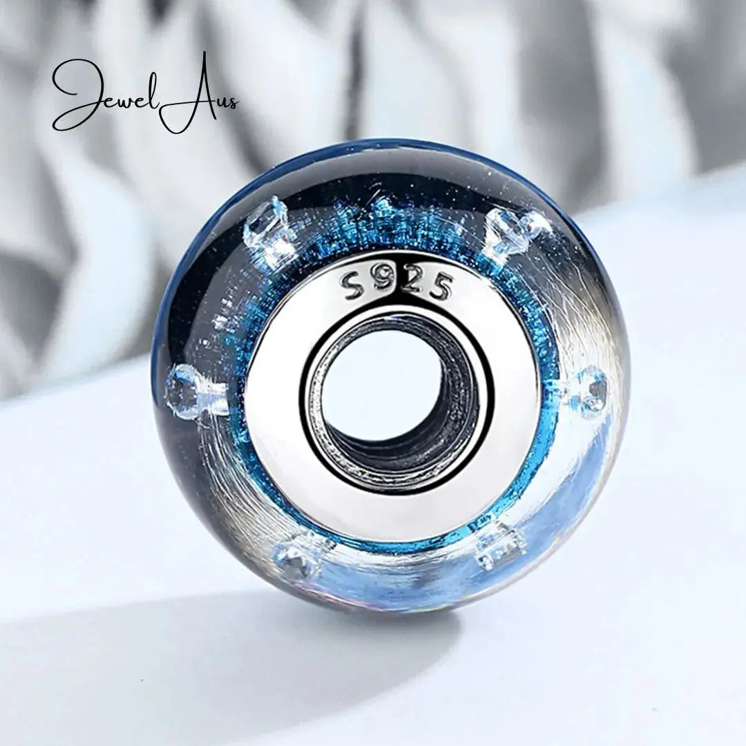 Murano Dark Sky Charm jewelaus