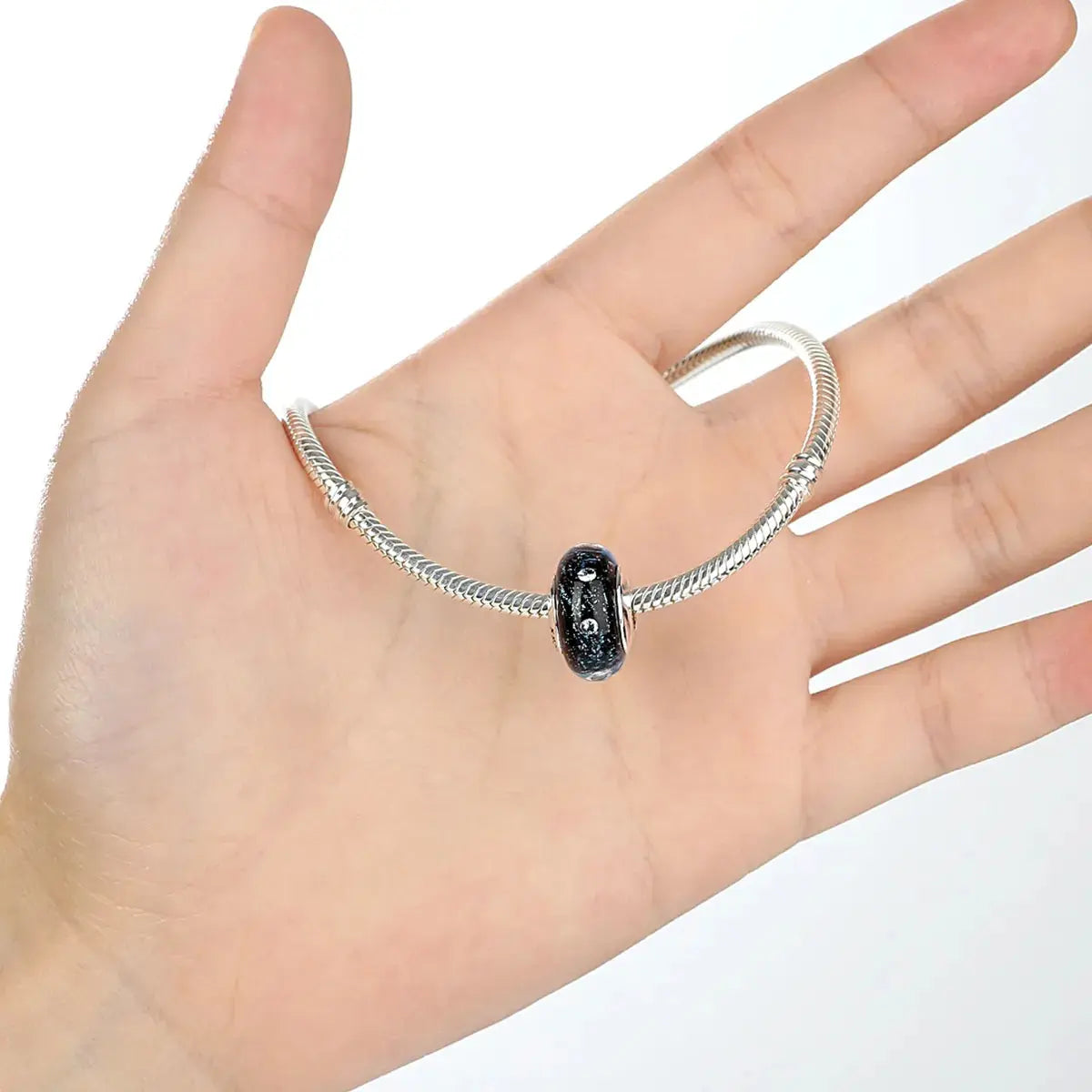 Murano Dark Sky Charm jewelaus