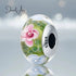 Murano Flower Glass Charm jewelaus
