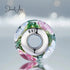 Murano Flower Glass Charm jewelaus