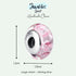 Murano Pink Flower Charm jewelaus