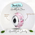 Murano Pink Flower Charm jewelaus