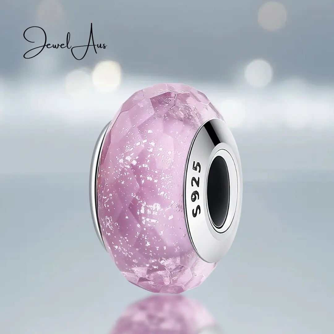 Murano Pink charm jewelaus