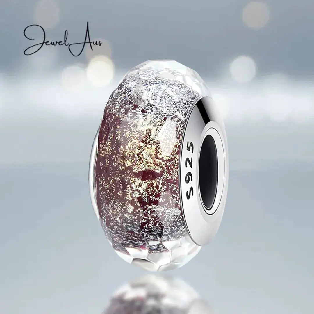 Murano Starry Night Charm jewelaus