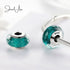 Murano Turquoise charm jewelaus