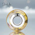 jewelaus CHARMS Murano charm - Yellow Flower