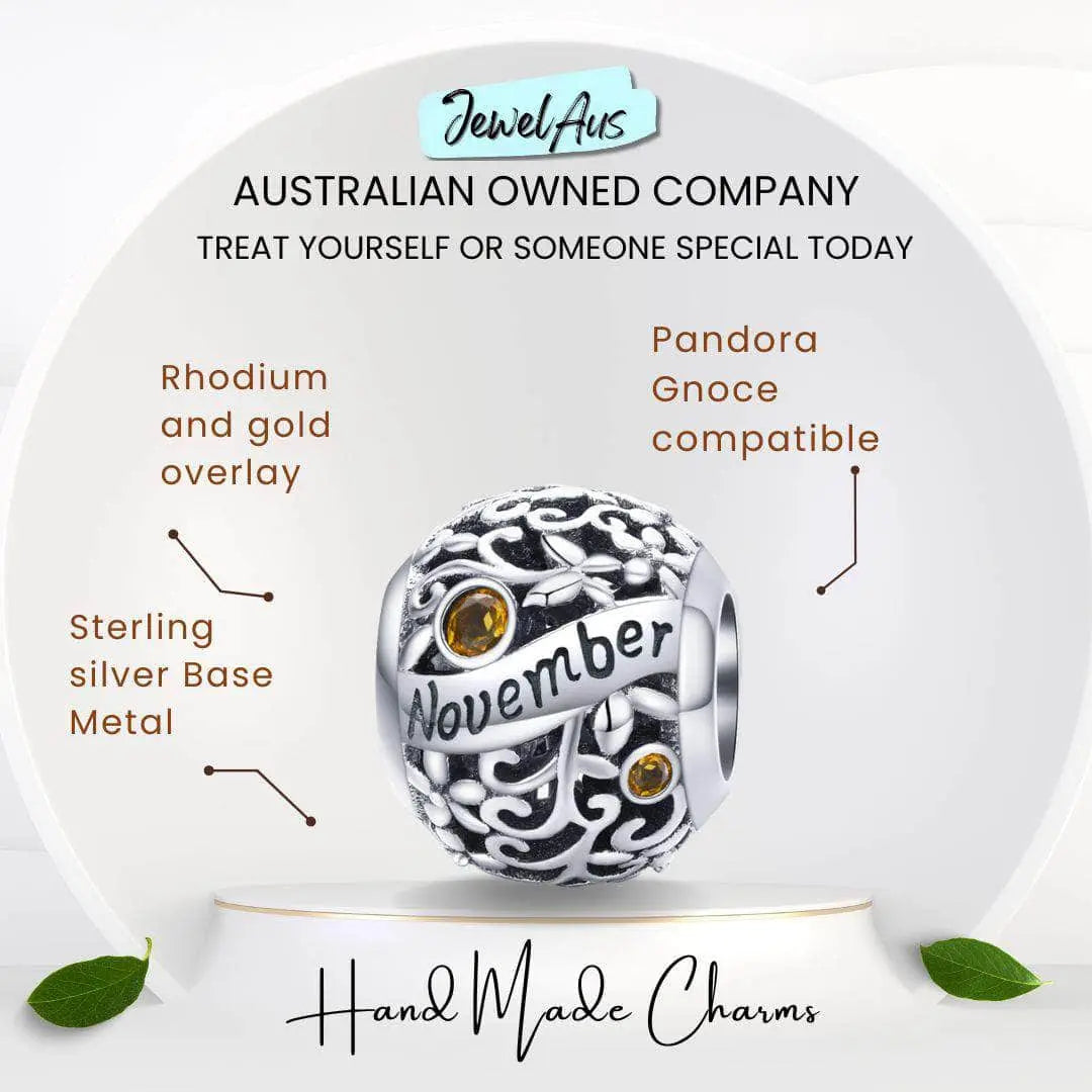 jewelaus CHARMS November Birthstone Charm