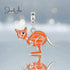 jewelaus CHARMS Outback Orange Aussie Kangaroo Charm
