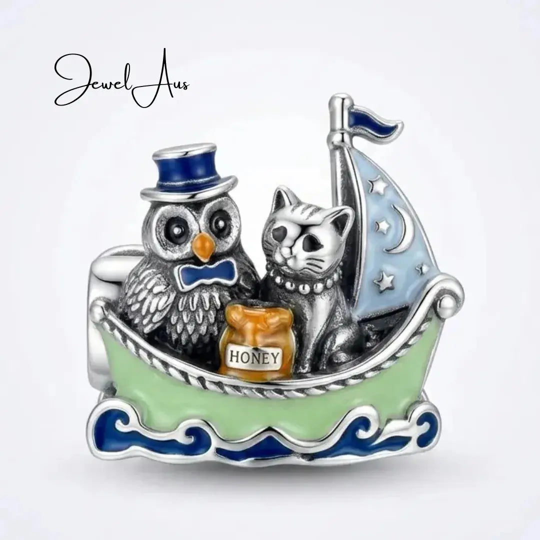 jewelaus CHARMS Owl & Pussycat charm