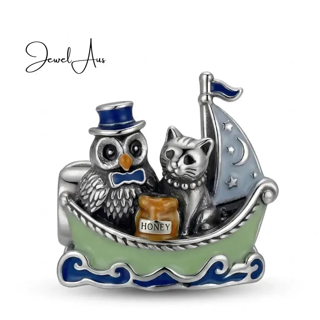 jewelaus CHARMS Owl & Pussycat charm