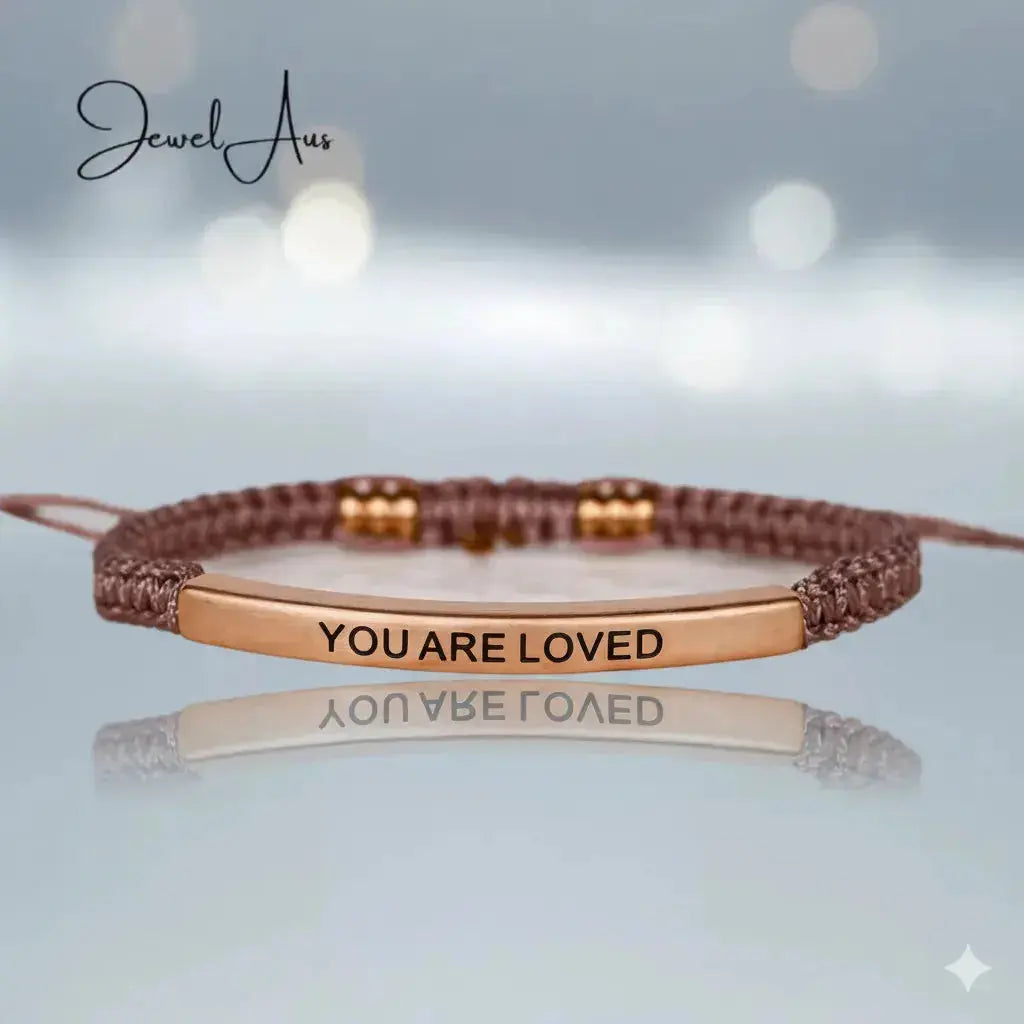 YOU ARE LOVED Cored Bracelet jewelaus