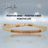 POSITIVE MIND - POSITIVE VIBES - POSITIVE LIFE Cored Bracelet jewelaus