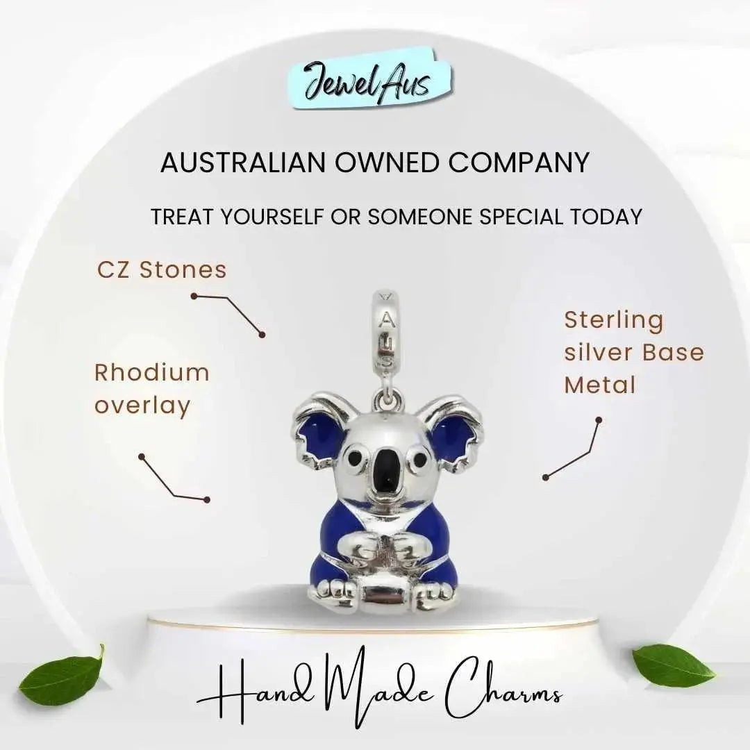 jewelaus CHARMS Blue Koala Charm Exclusive to JewelAus