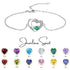 Personalized Heart Shape Bracelet cmoffer