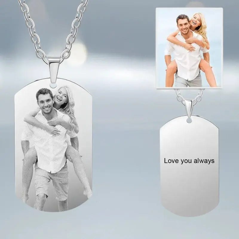 Personalized Photo Pendant Necklace jewelaus