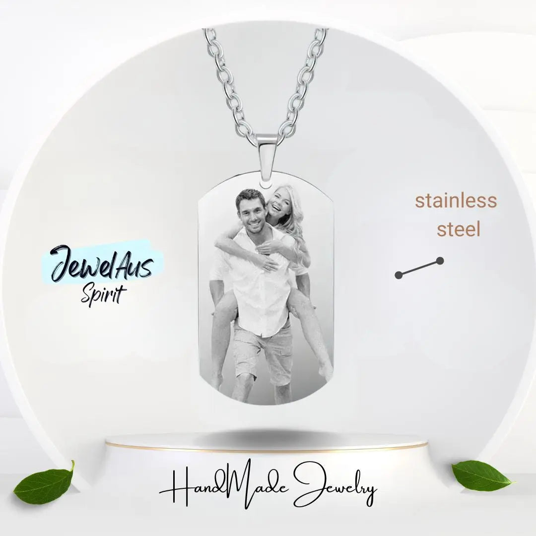Personalized Photo Pendant Necklace jewelaus