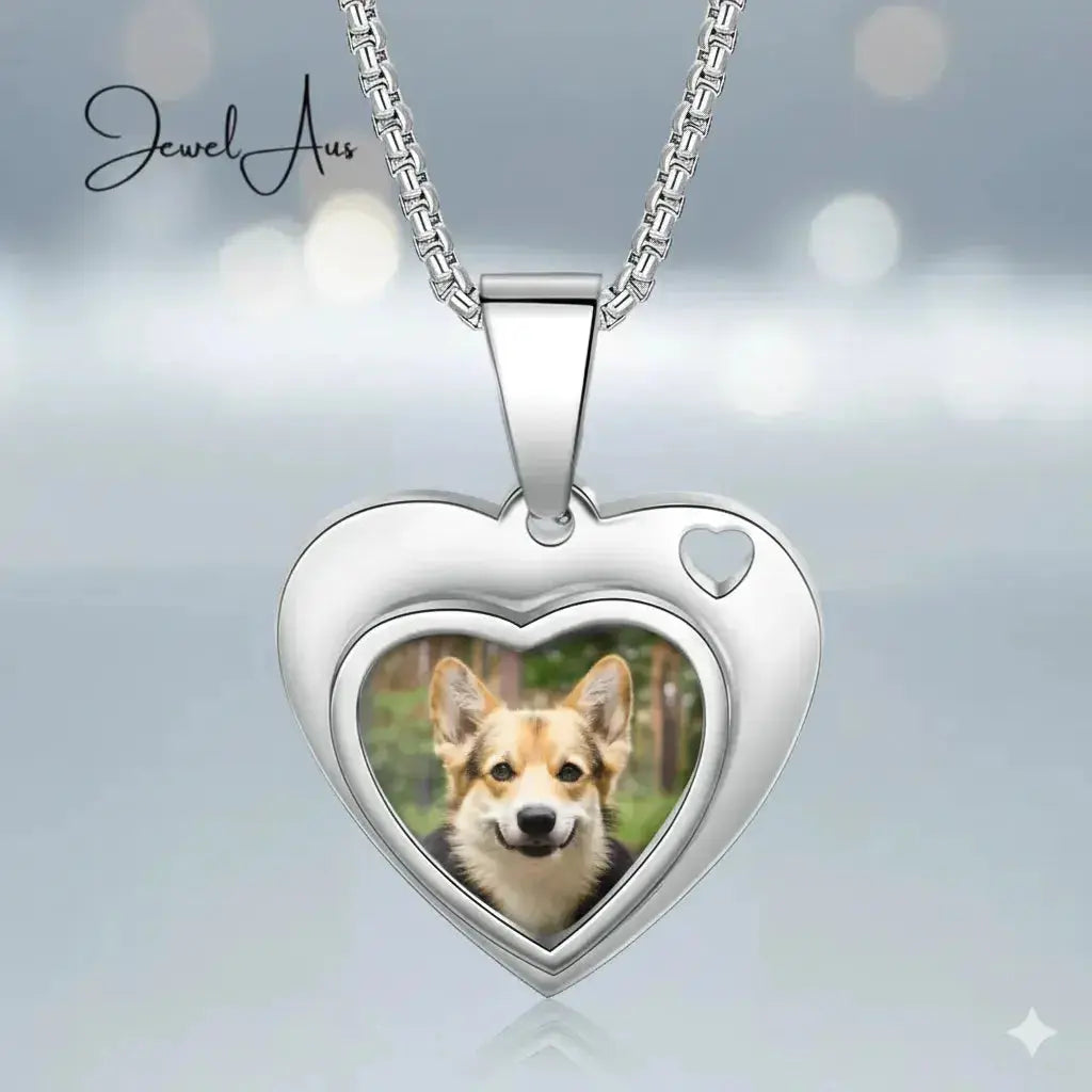 jewelaus Necklace Personalized Stainless Steel Photo Necklace