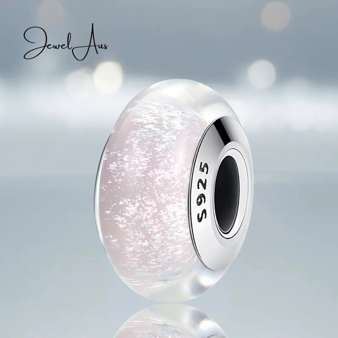 Pink Dream Murano Charm jewelaus