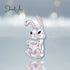 Pink Gem Bunny Charm jewelaus