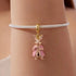 jewelaus CHARMS Pink Mrs Bunny Charm