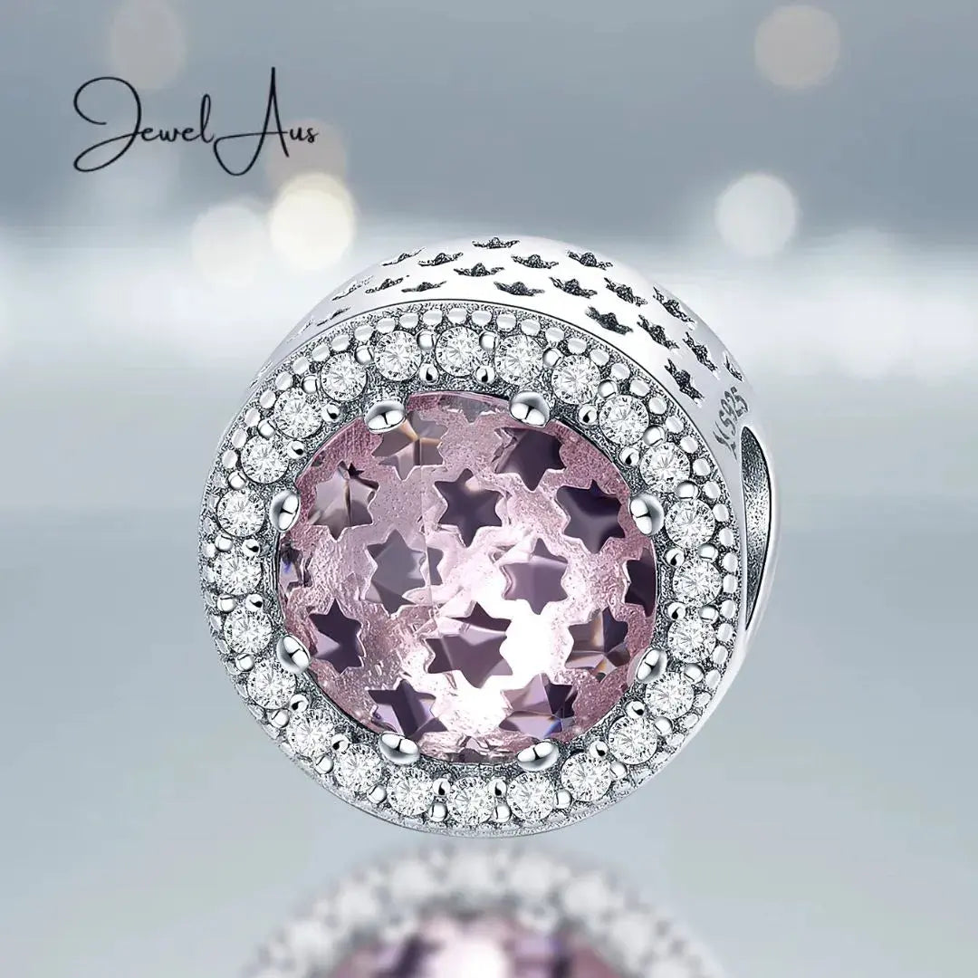 Pink Starry Sky Charm jewelaus