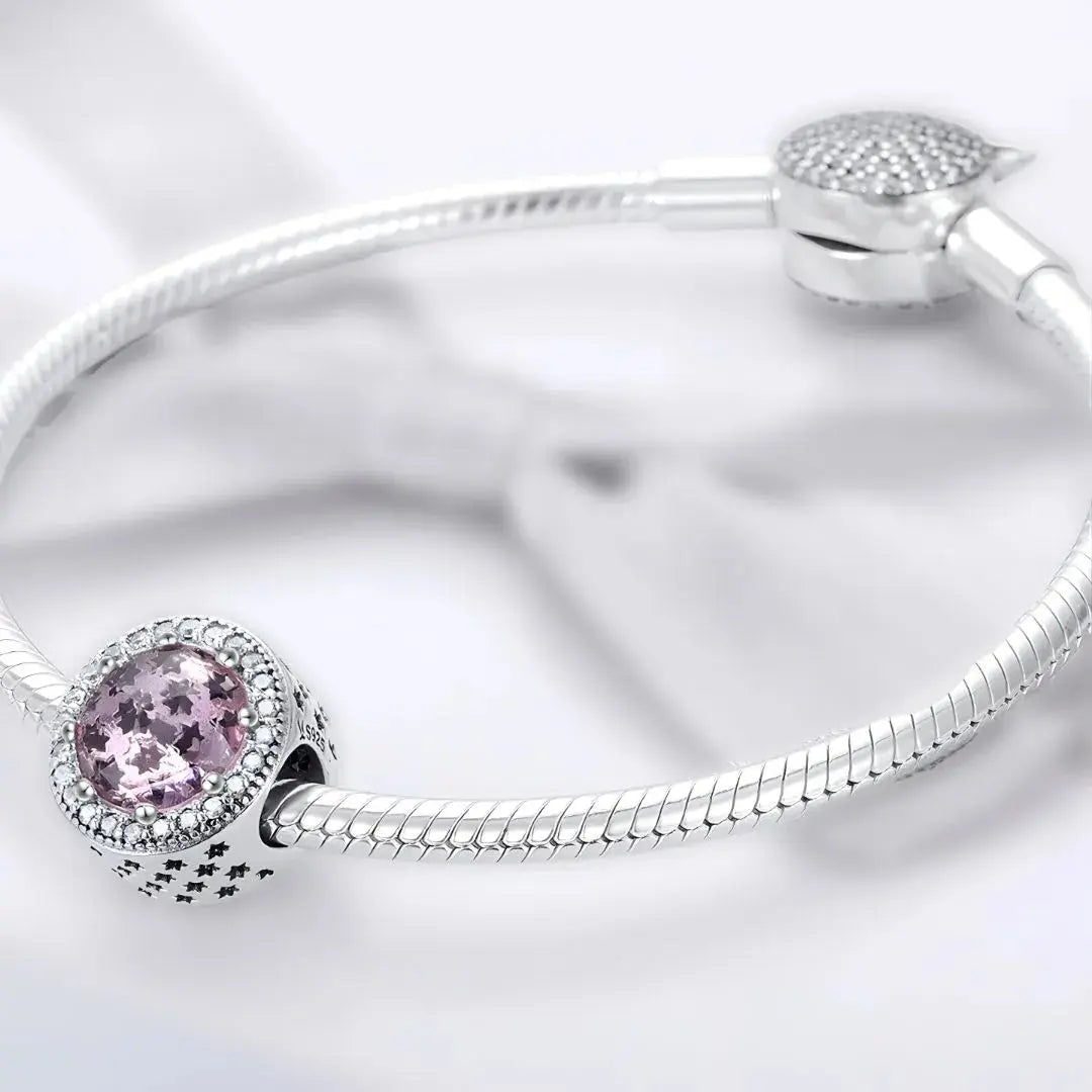 Pink Starry Sky Charm jewelaus