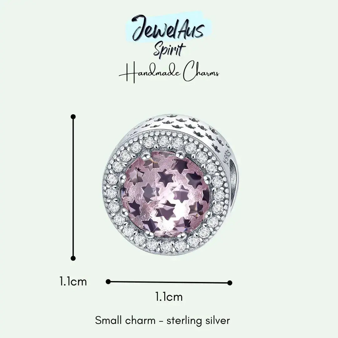 jewelaus CHARMS Pink Starry Sky Charm