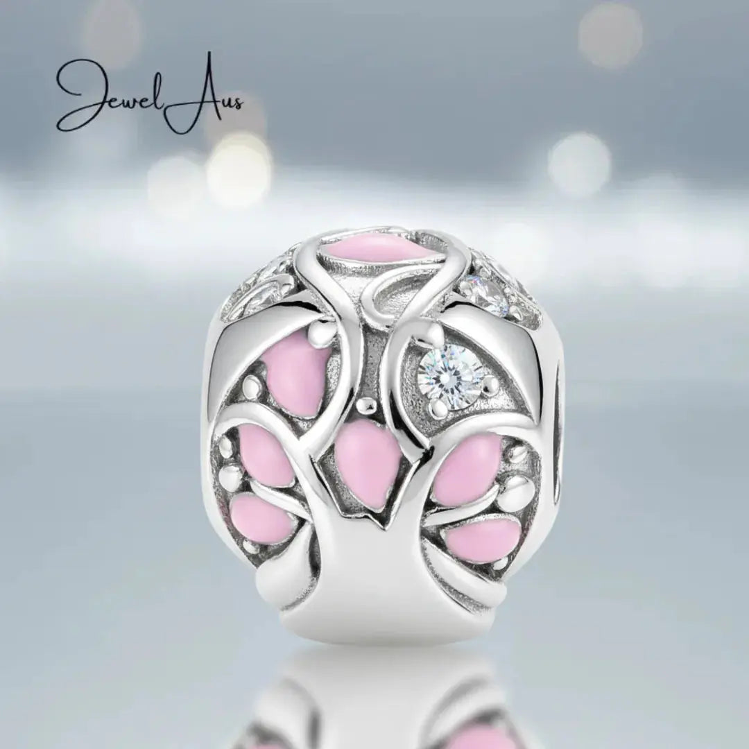 Pink Tree of Life Charm Exclusive to JewelAus