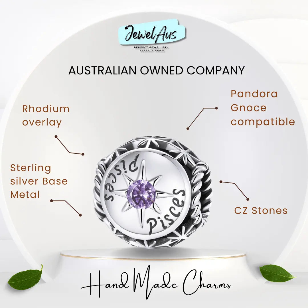 jewelaus CHARMS Pisces star sign charms
