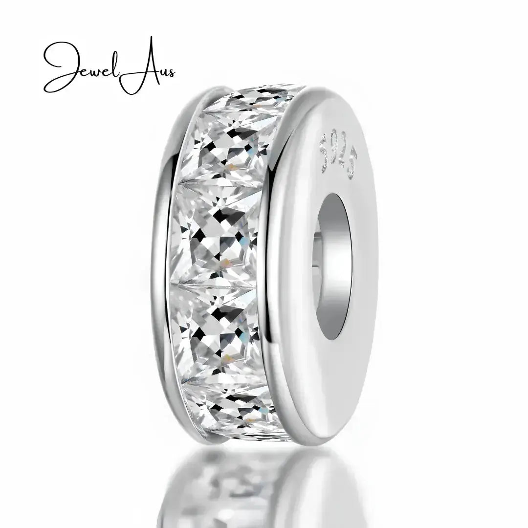 jewelaus CHARMS Princess cut Stopper Charm