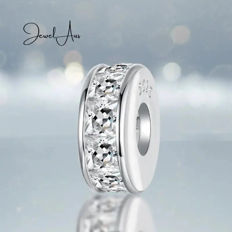 jewelaus CHARMS Princess cut spacer Charm