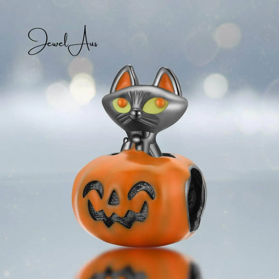 jewelaus CHARMS Pumpkin Cat Charm