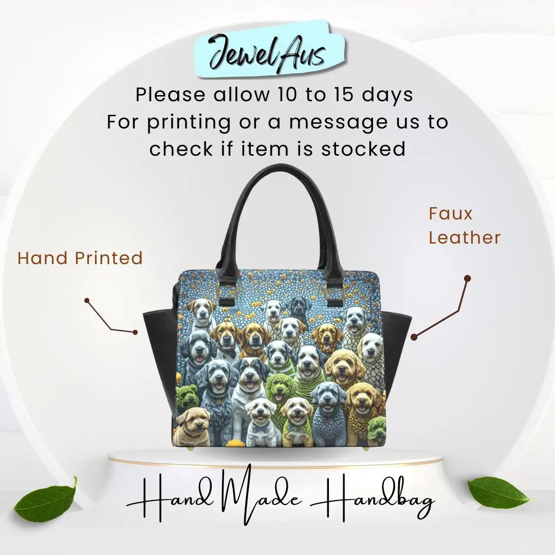 Puppy Dog Shoulder Handbag Inkedjoy
