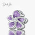 jewelaus CHARMS Purple Flower Charm