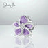 jewelaus CHARMS Purple Flower Charm