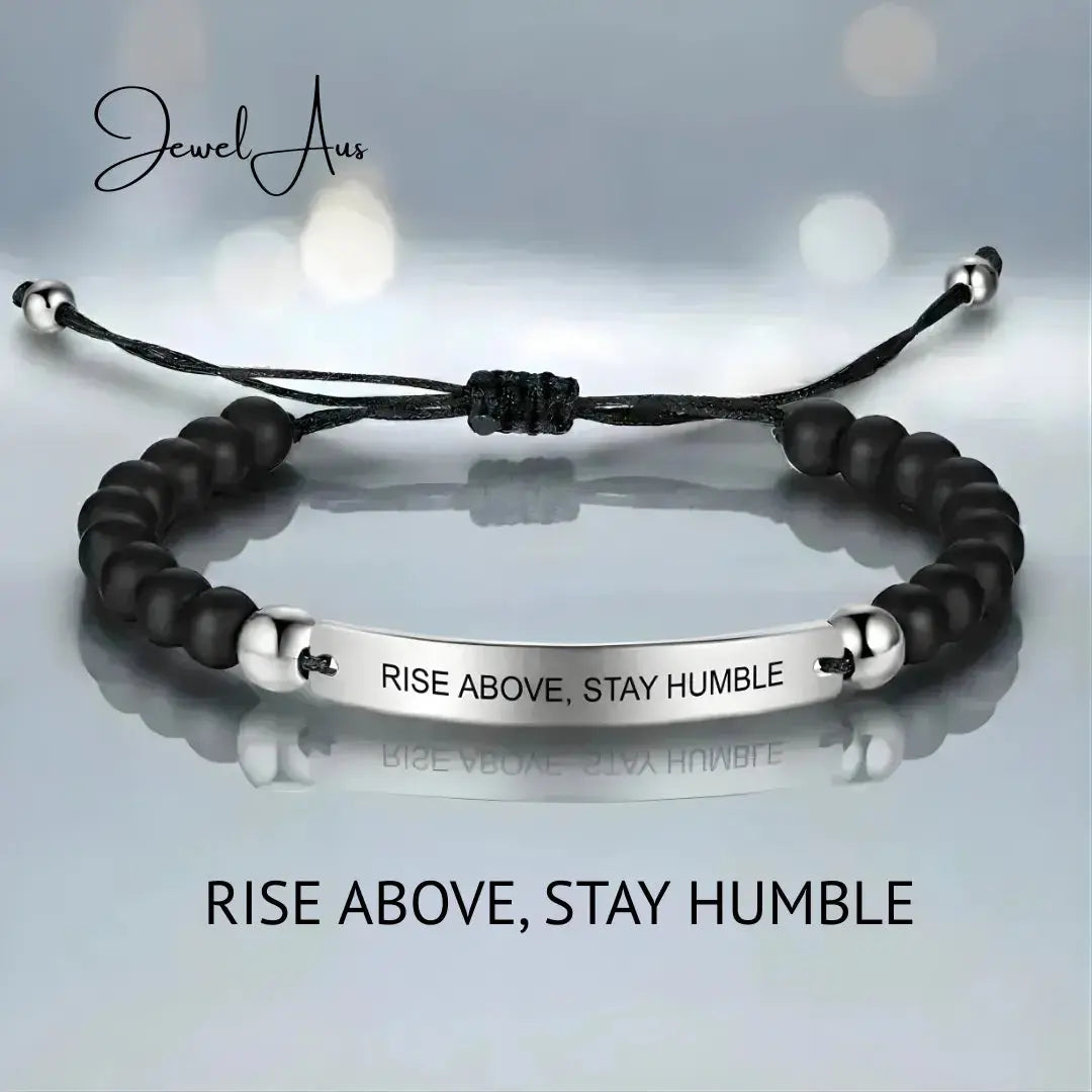 RISE ABOVE, STAY HUMBLE Bracelet jewelaus