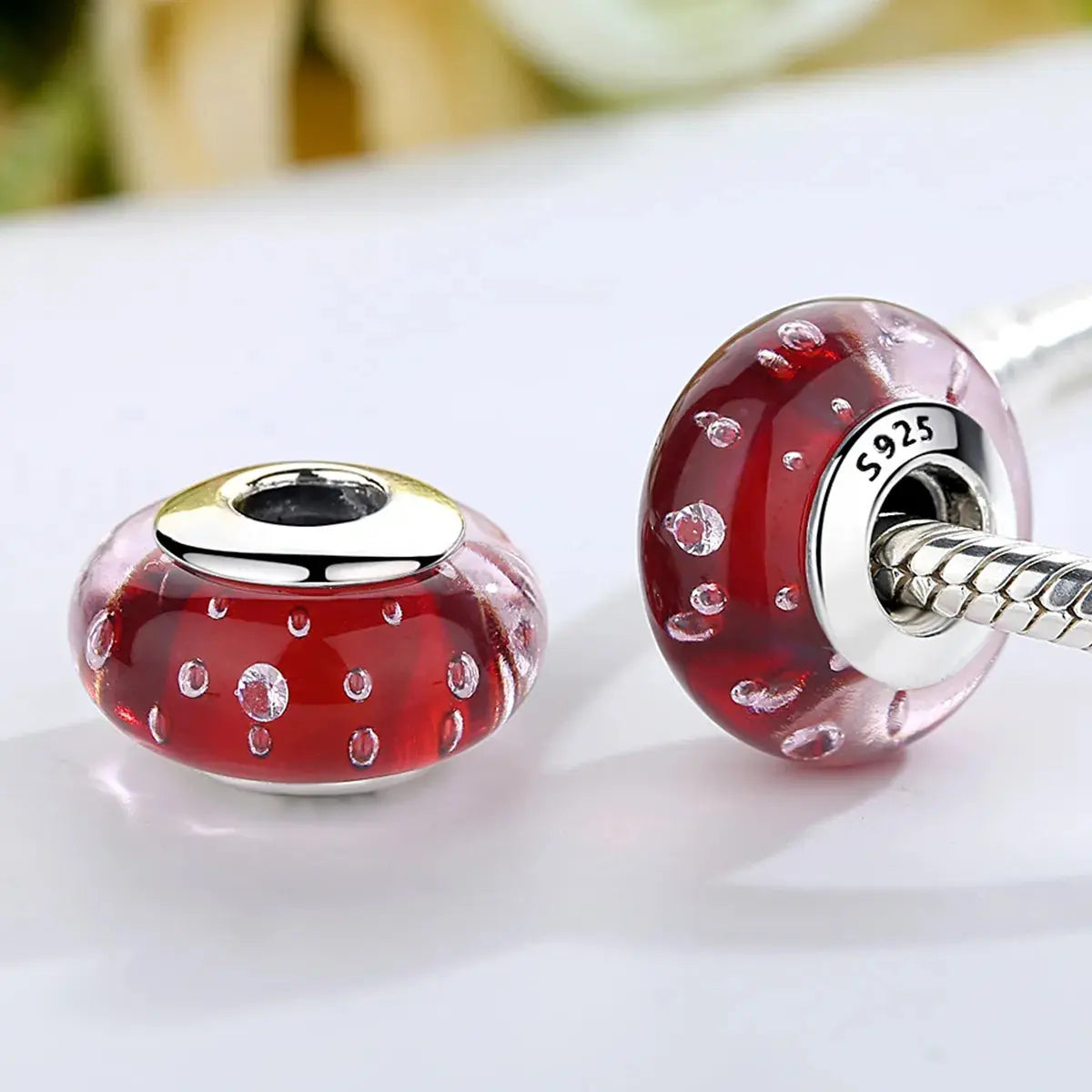 jewelaus CHARMS Red Dream Murano Charm