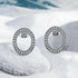 jewelaus Earrings Round Pave Earrings