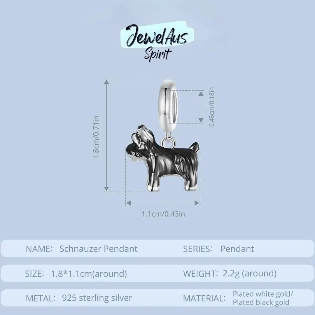 Schnauzer Dog Charm jewelaus
