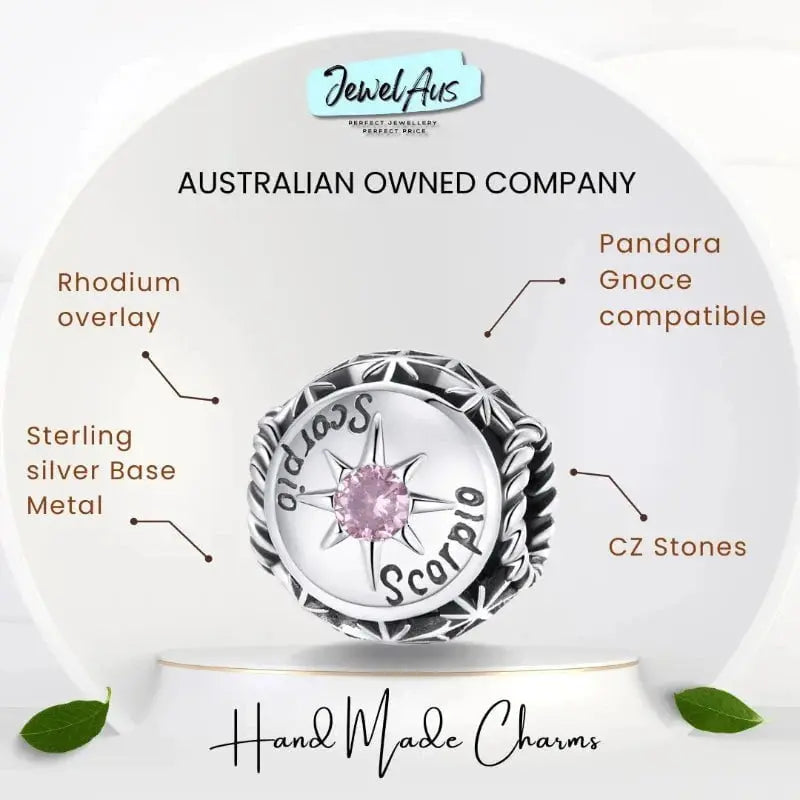 jewelaus CHARMS Scorpio star sign charms