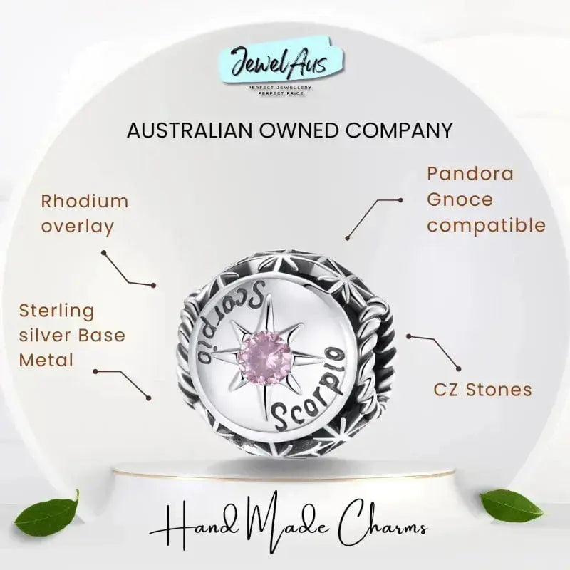 jewelaus CHARMS Scorpio star sign charms