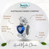 jewelaus CHARMS September Birthstone Flower Stopper Charm