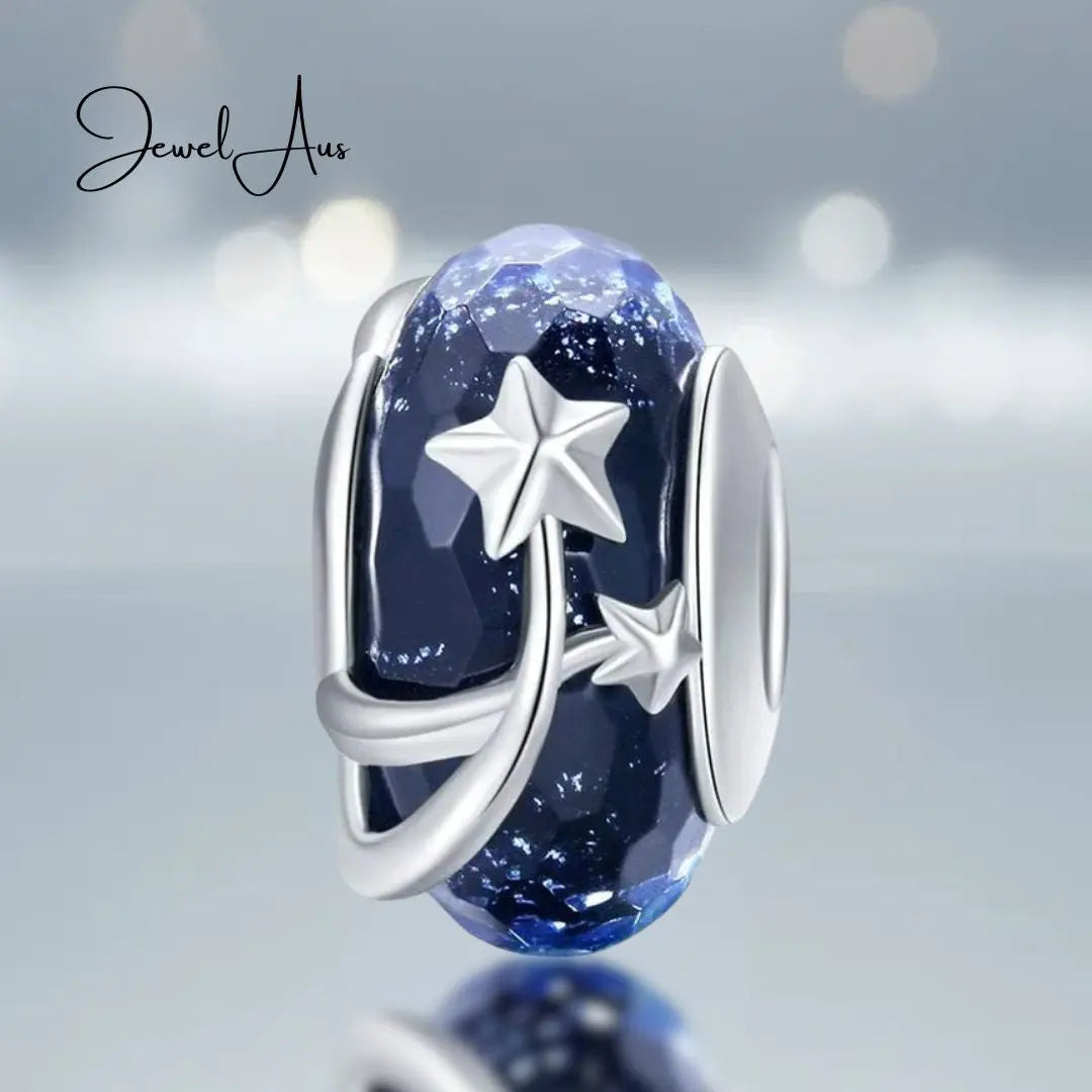 Shooting Stars Murano Charm jewelaus