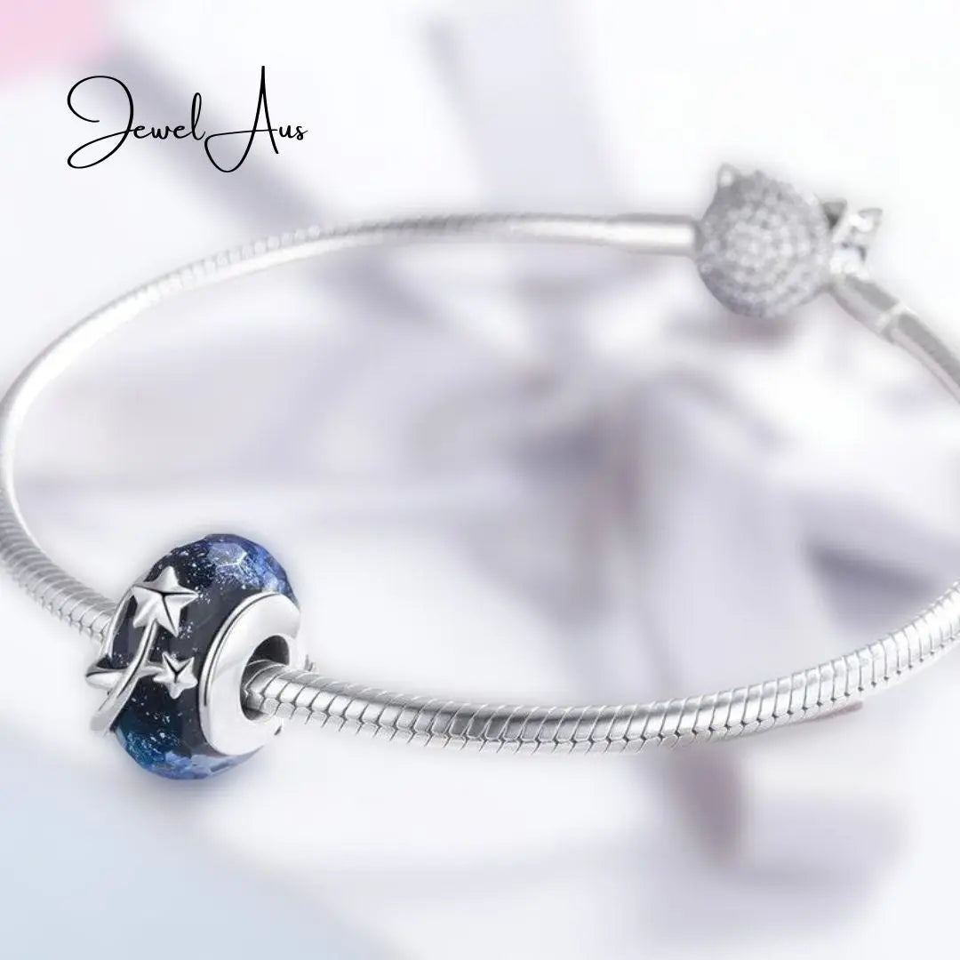 Shooting Stars Murano Charm jewelaus