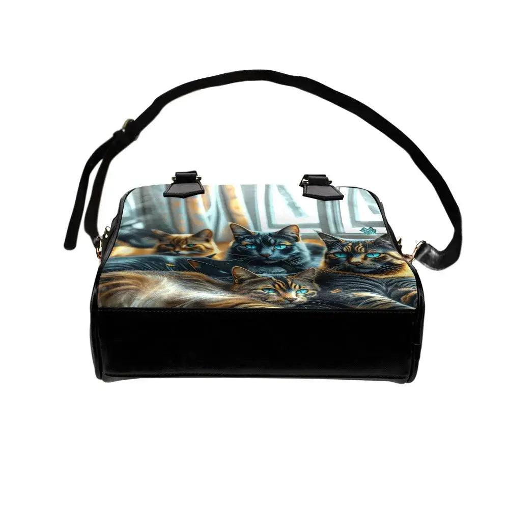 Inkedjoy Black / ONE SIZE Shoulder Handbag (Model 1634)